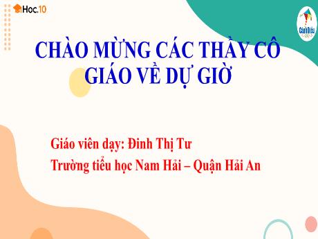 Bài giảng Tiếng Việt 1 (Cánh diều) - Bài 53: Uôm - Năm học 2023-2024 - Đinh Thị Tư