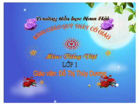 Bài giảng Tiếng Việt 1 - Tập đọc: Kể cho bé nghe - Đỗ Thị Thùy Dương