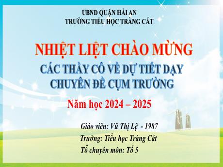 Bài giảng Tiếng Việt 5 (Luyện từ và câu) - Đại từ - Năm học 2024-2025 - Vũ Thị Lệ